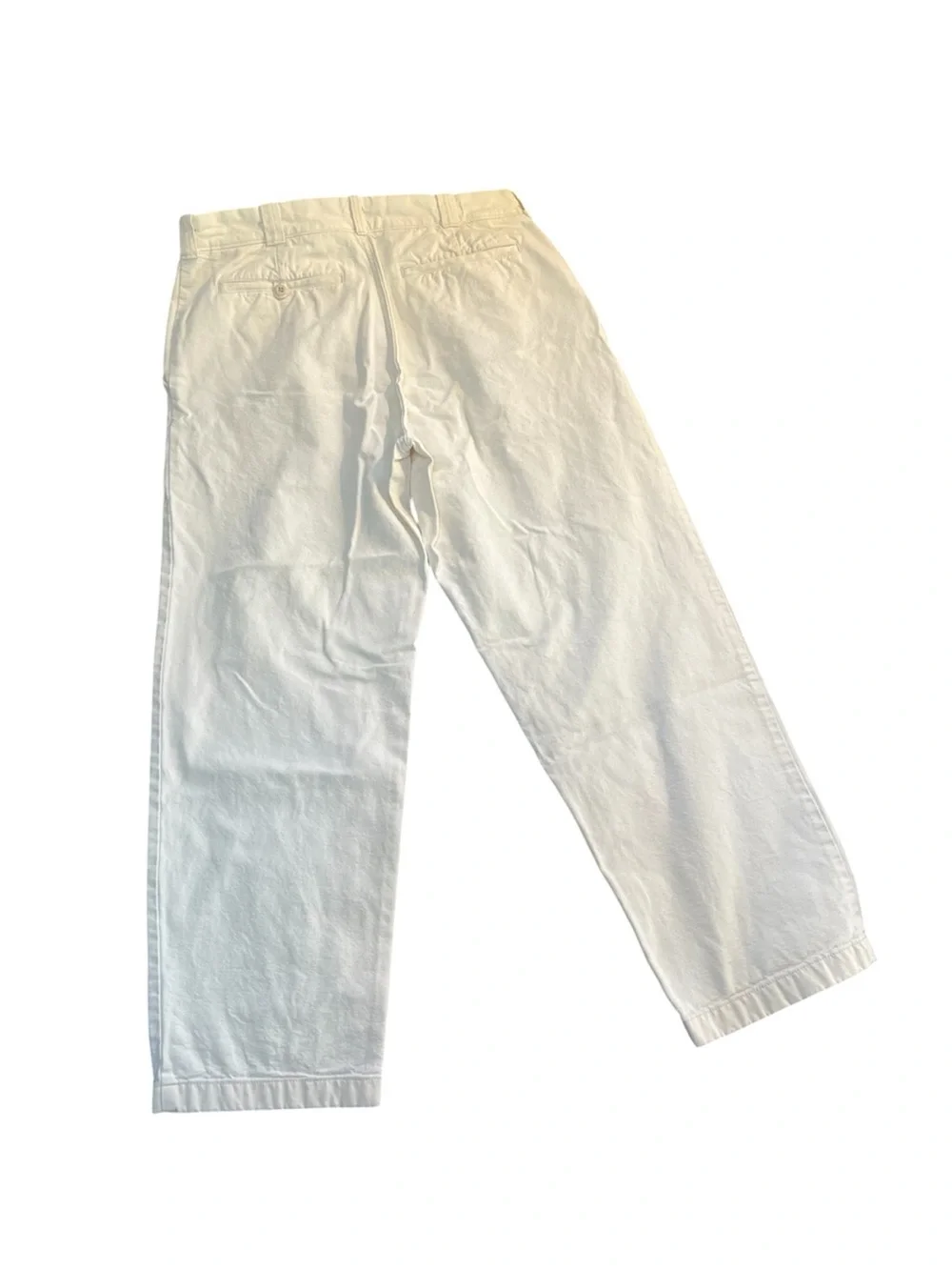 NWOT J. Crew Men’s White Cotton Chino Pants